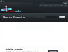 Tablet Screenshot of nanosatrevolution.com